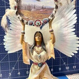 collections etc. lighted native America Derma catcher figurine new